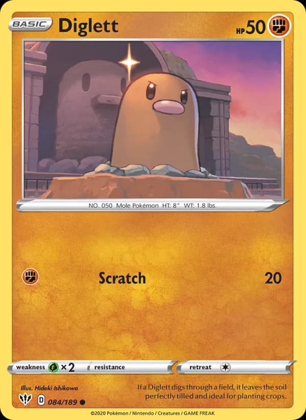 Diglett — изображение карты