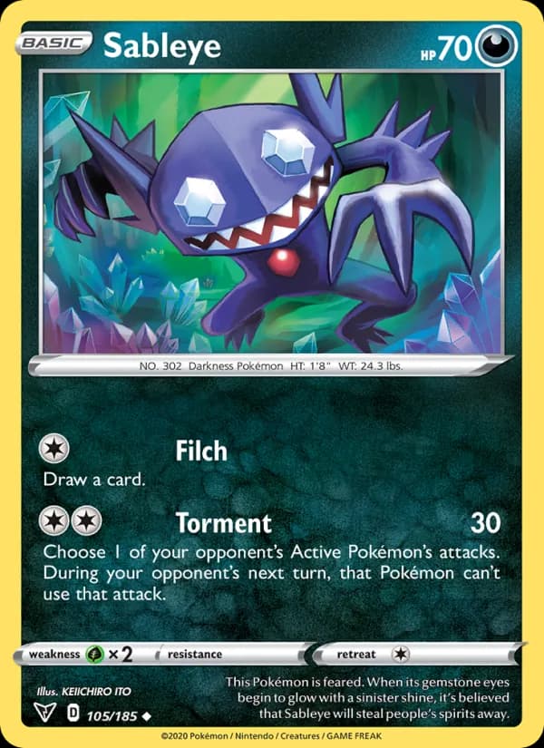 Sableye — изображение карты