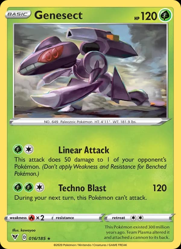 Genesect — изображение карты