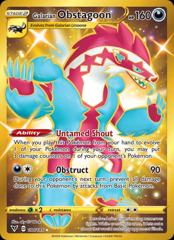 Galarian Obstagoon — изображение карты