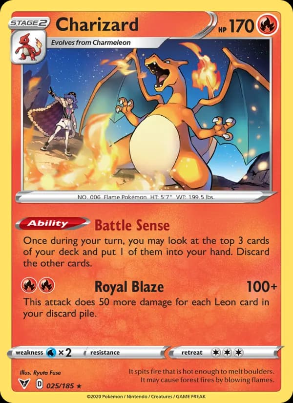 Charizard — изображение карты