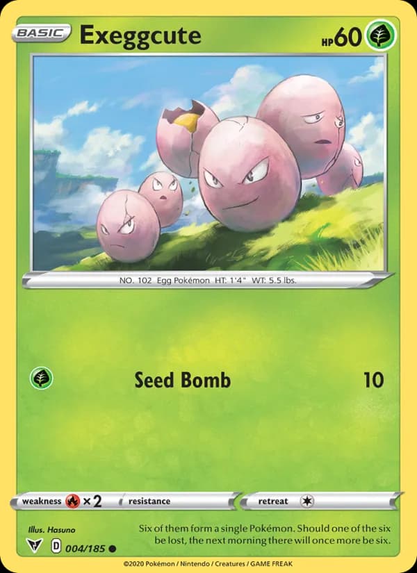 Exeggcute — изображение карты