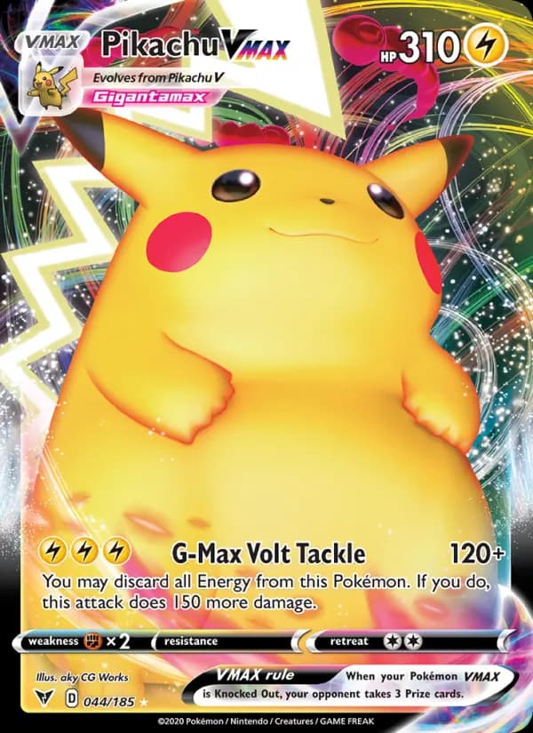 Pikachu VMAX — изображение карты