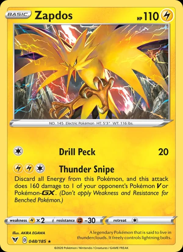 Zapdos — изображение карты