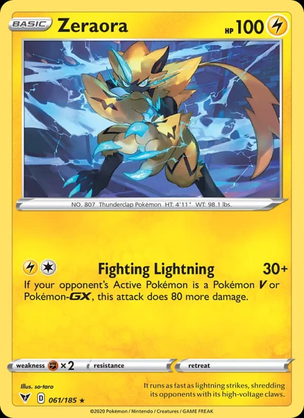 Zeraora — изображение карты