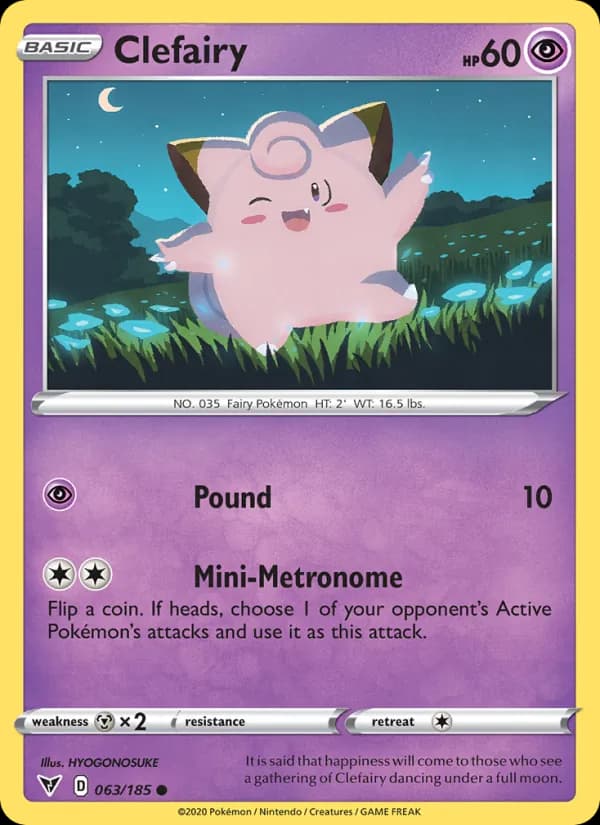 Clefairy — изображение карты