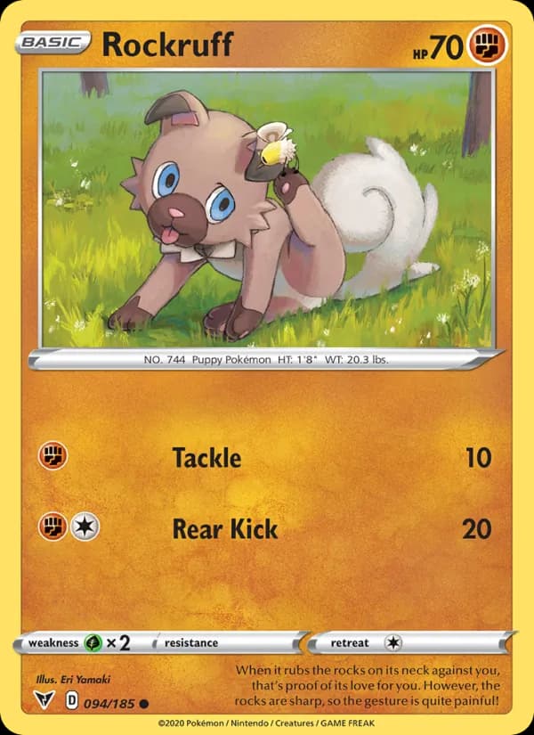 Rockruff — изображение карты