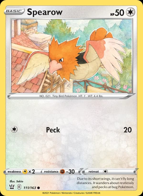 Spearow — изображение карты