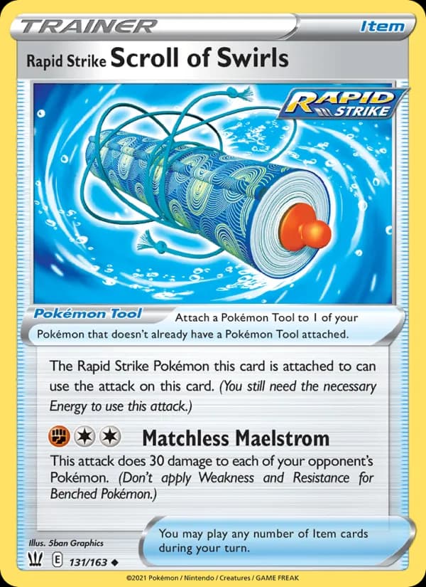 Rapid Strike Scroll of Swirls — изображение карты