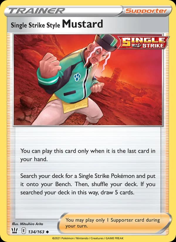 Single Strike Style Mustard — изображение карты