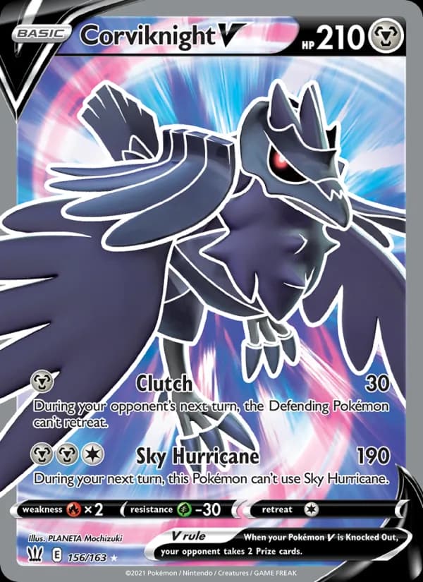 Corviknight V — изображение карты