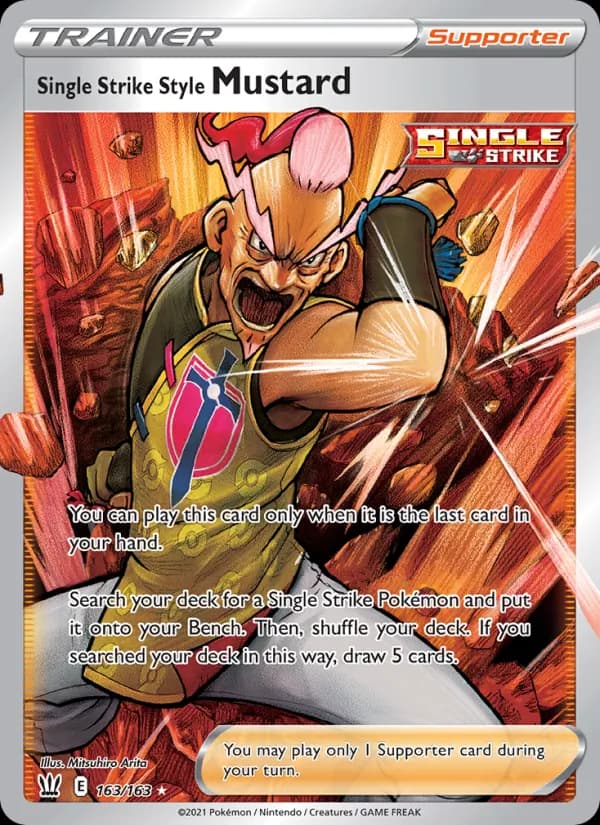 Single Strike Style Mustard — изображение карты