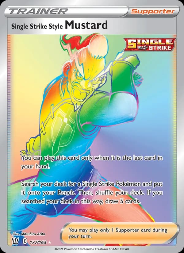 Single Strike Style Mustard — изображение карты