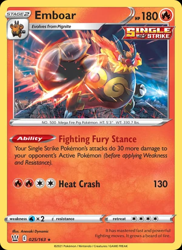 Emboar — изображение карты