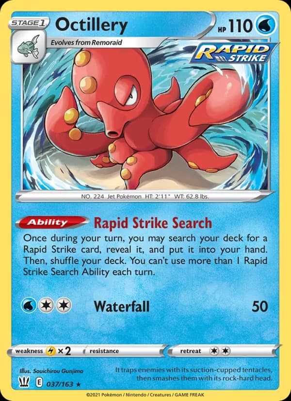 Octillery — изображение карты
