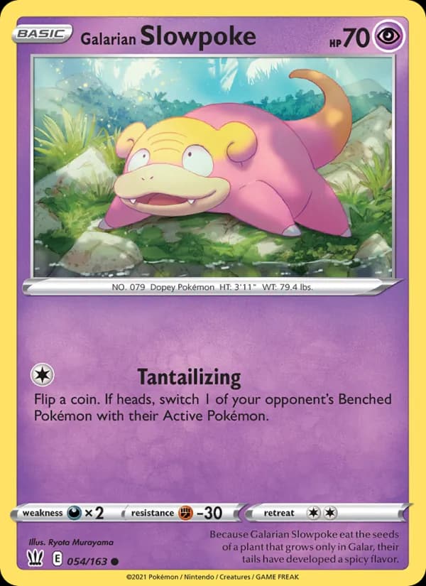 Galarian Slowpoke — изображение карты