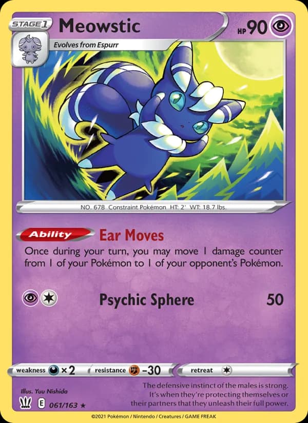 Meowstic — изображение карты