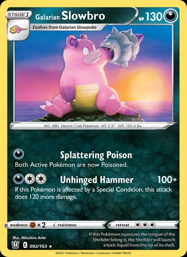 Galarian Slowbro — изображение карты