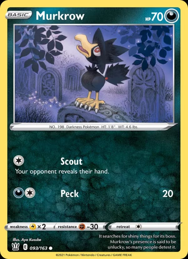 Murkrow — изображение карты