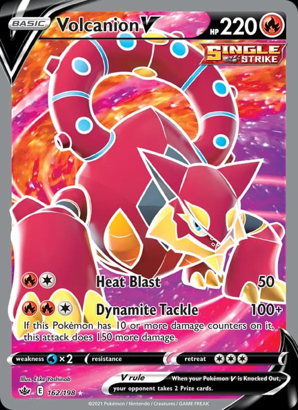 Volcanion V — изображение карты