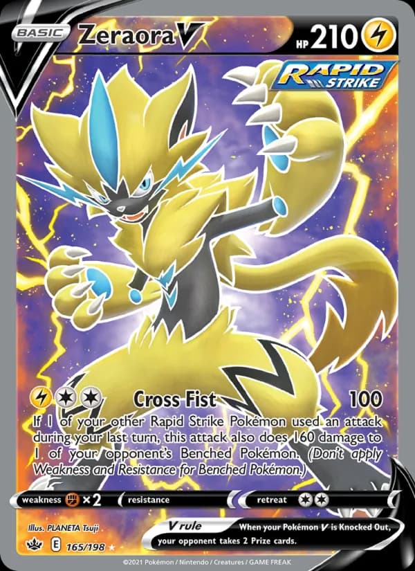 Zeraora V — изображение карты