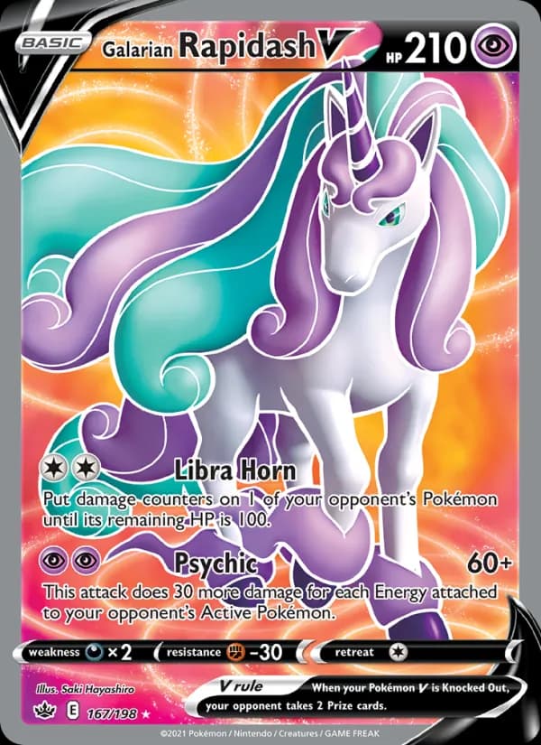 Galarian Rapidash V — изображение карты