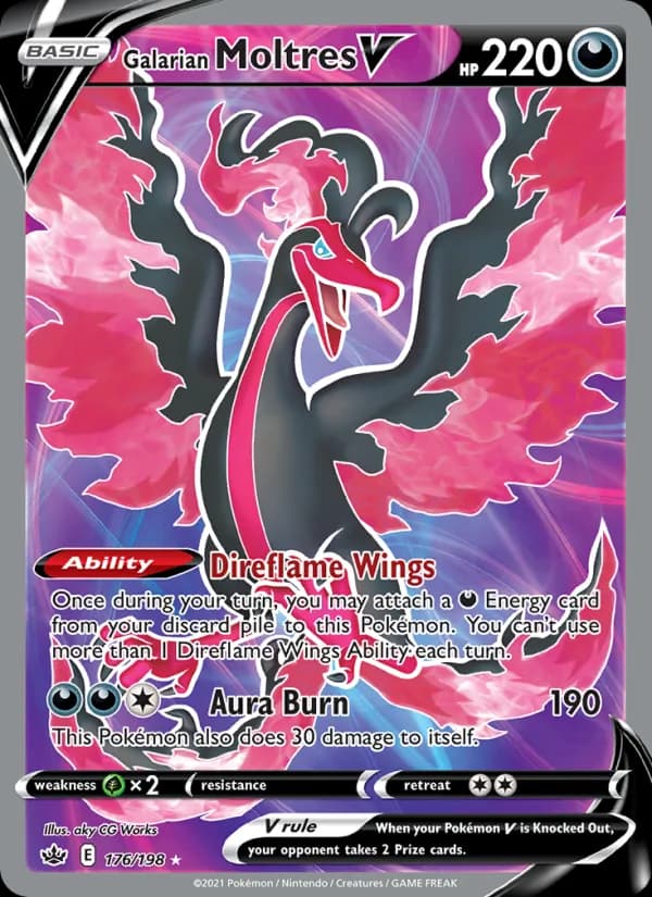 Galarian Moltres V — изображение карты