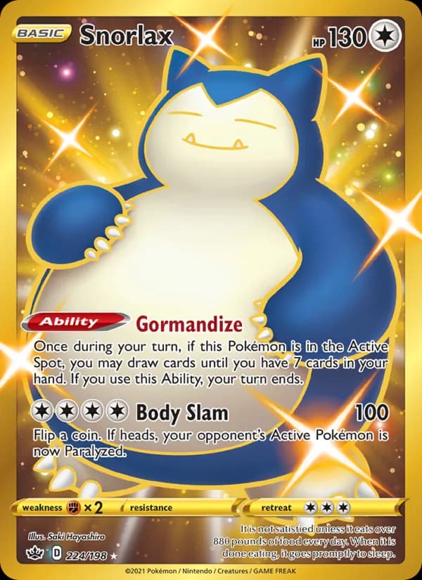Snorlax — изображение карты