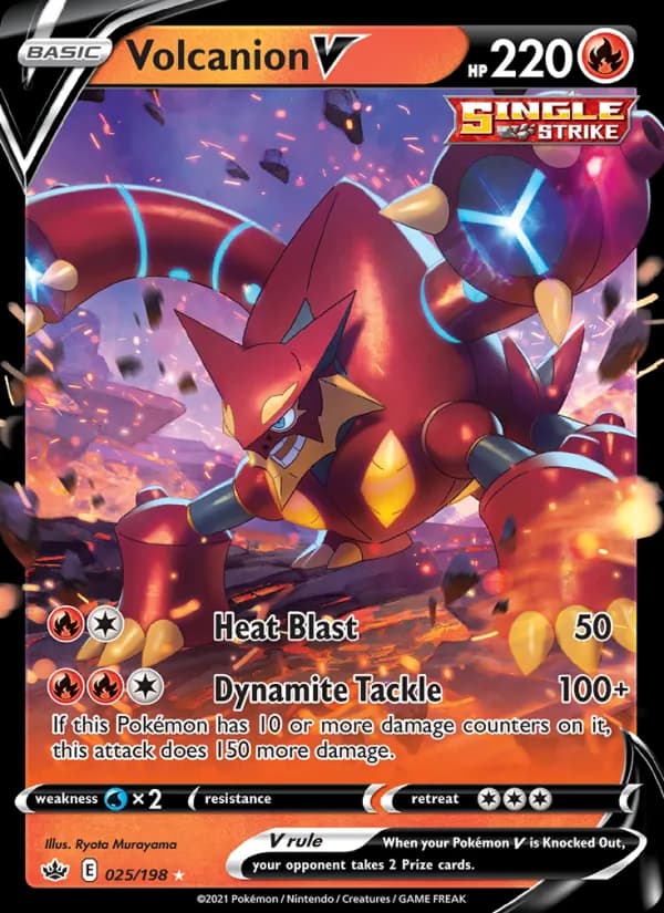 Volcanion V — изображение карты