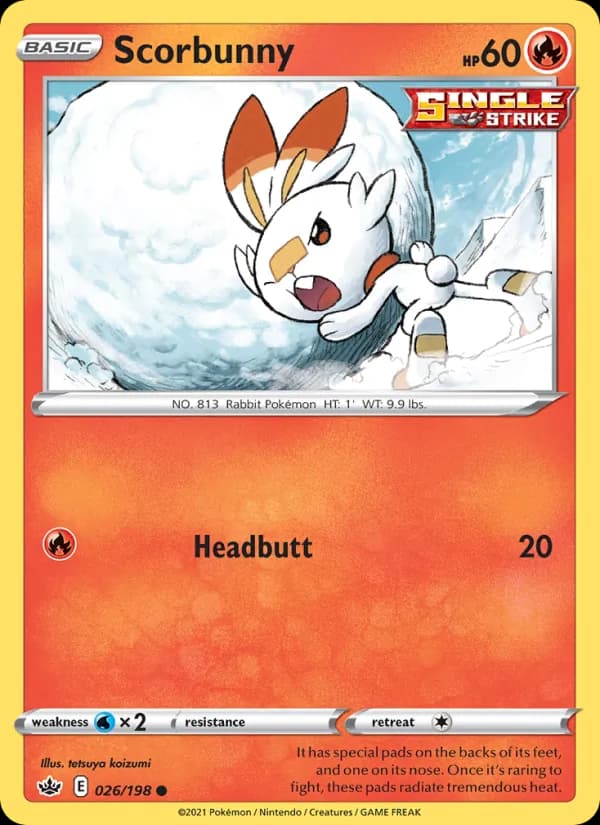 Scorbunny — изображение карты