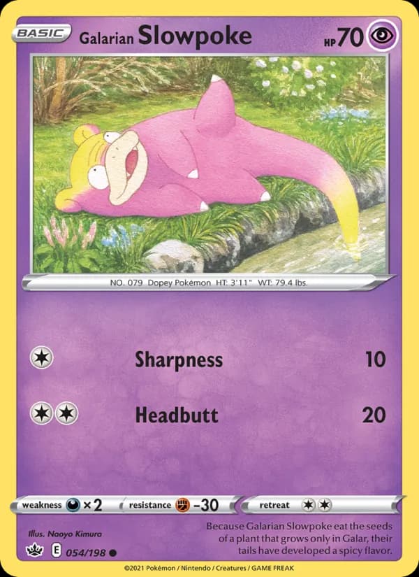 Galarian Slowpoke — изображение карты