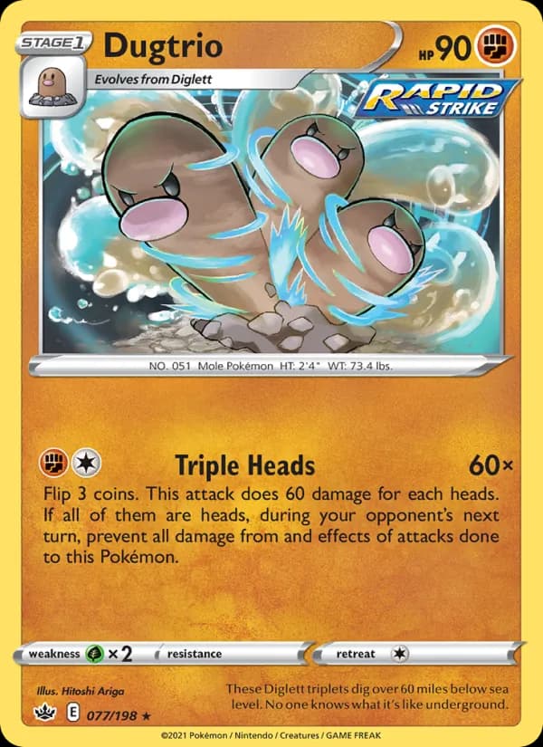 Dugtrio — изображение карты
