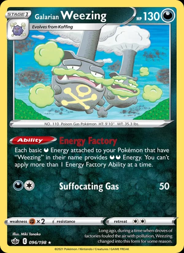 Galarian Weezing — изображение карты
