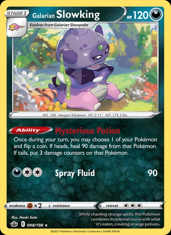 Galarian Slowking — изображение карты