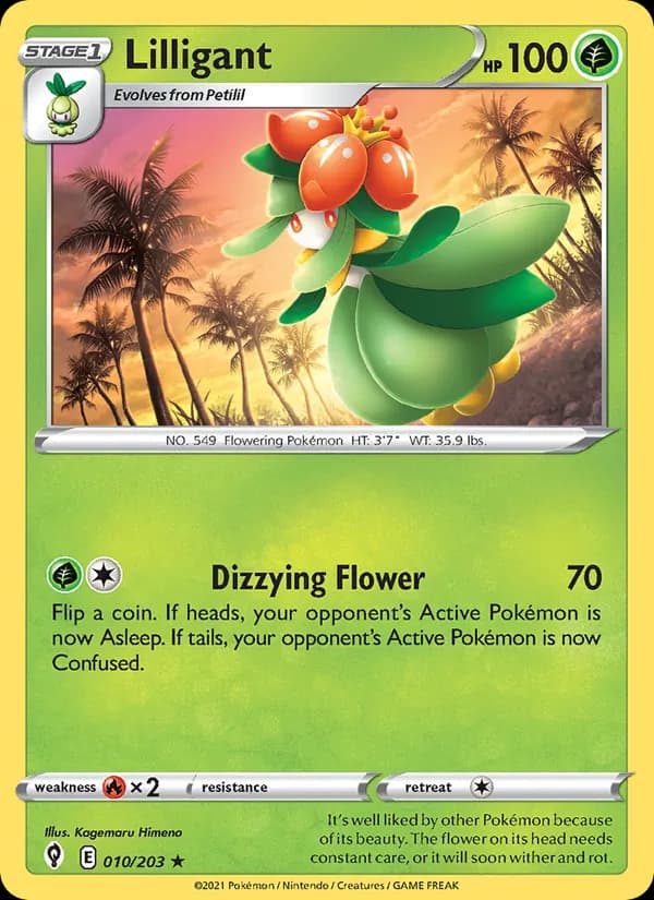 Lilligant — изображение карты