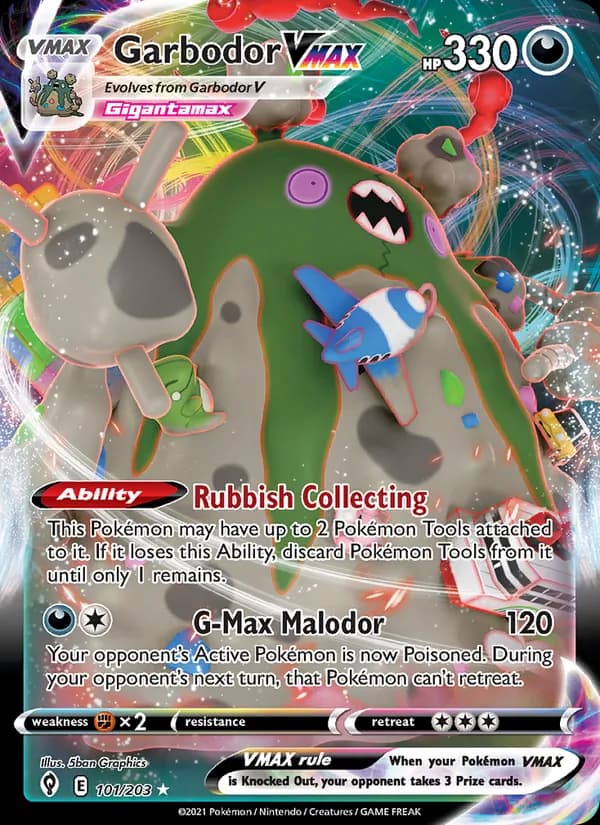 Garbodor VMAX — изображение карты