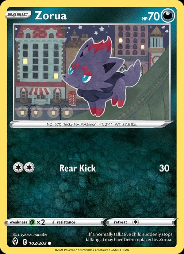 Zorua — изображение карты