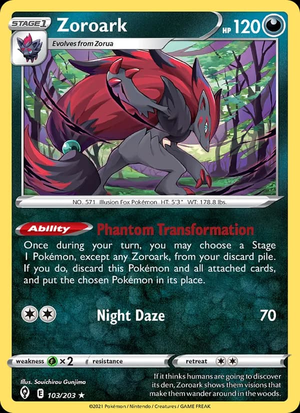 Zoroark — изображение карты