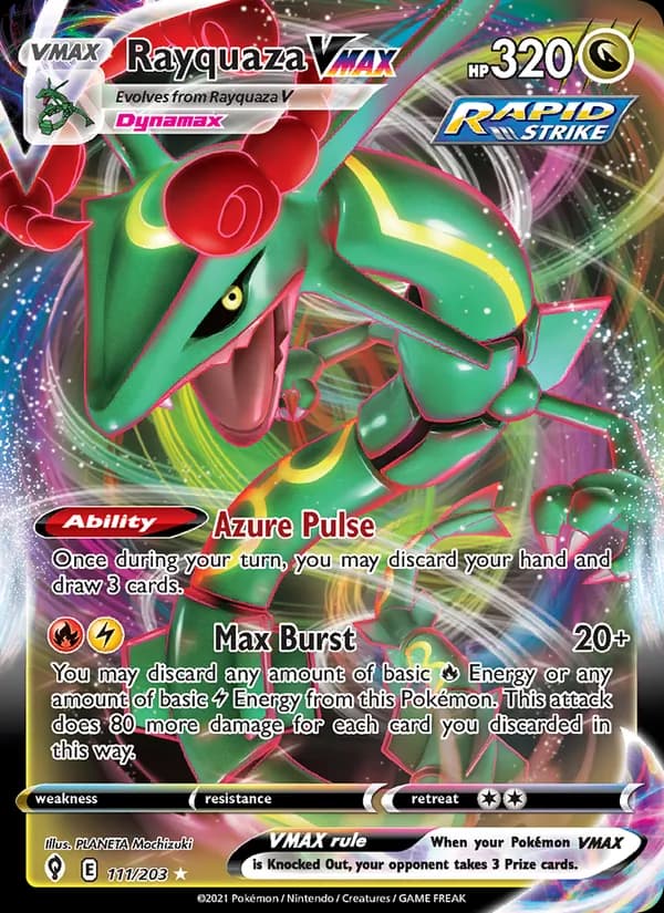 Rayquaza VMAX — изображение карты