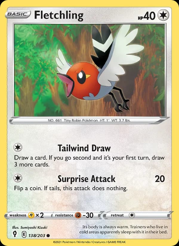 Fletchling — изображение карты