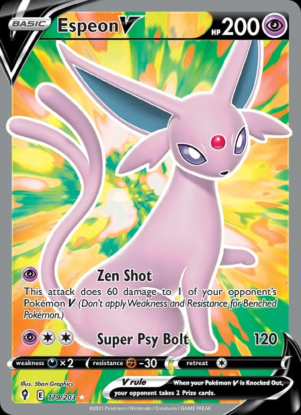 Espeon V — изображение карты