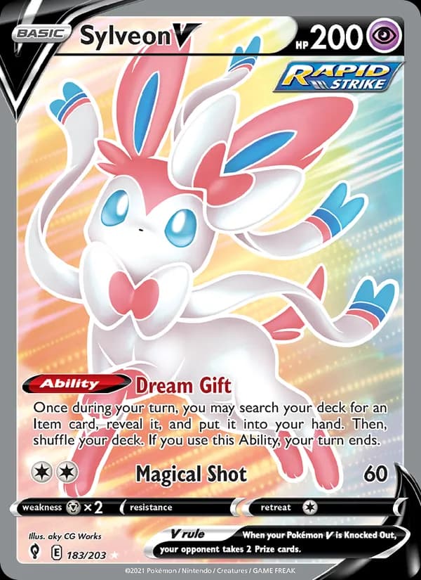 Sylveon V — изображение карты