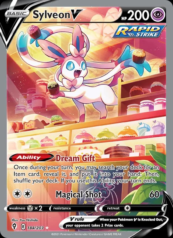 Sylveon V — изображение карты
