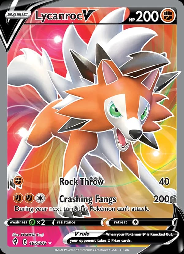 Lycanroc V — изображение карты