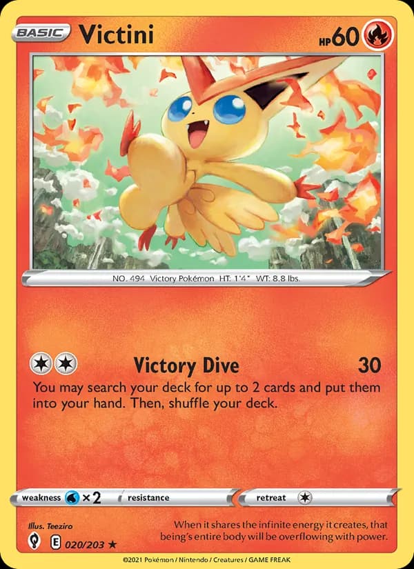 Victini — изображение карты