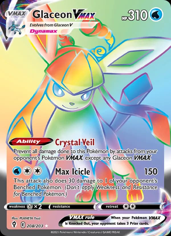 Glaceon VMAX — изображение карты