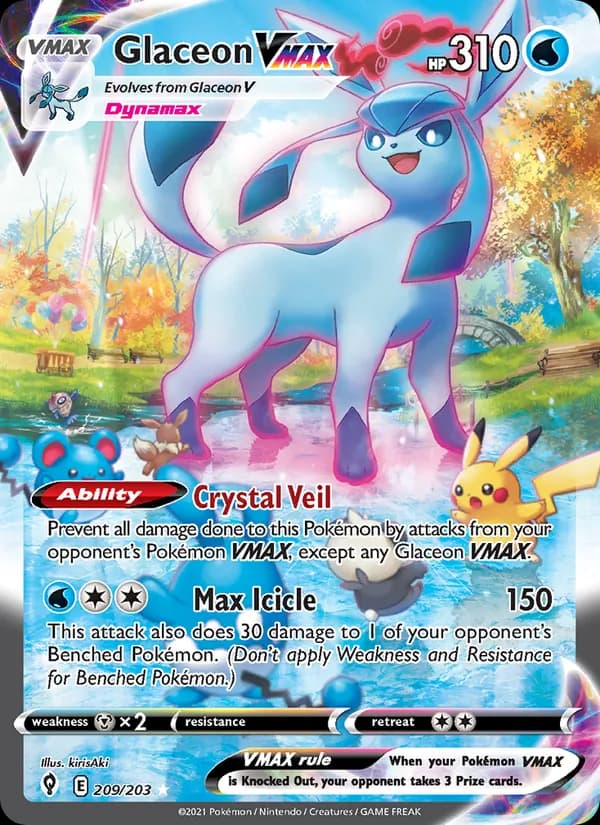 Glaceon VMAX — изображение карты