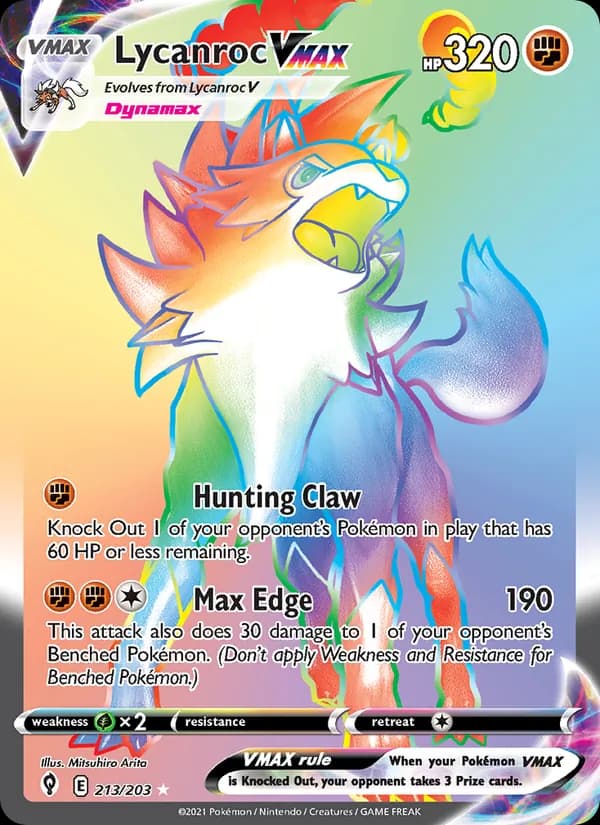 Lycanroc VMAX — изображение карты