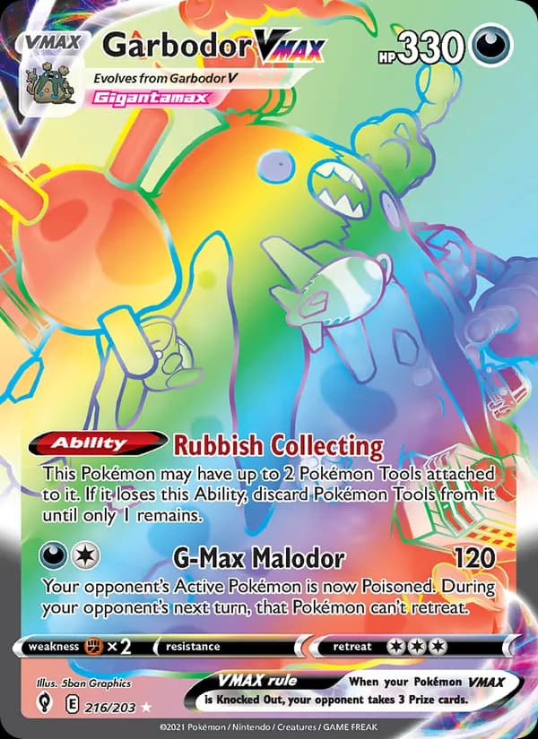 Garbodor VMAX — изображение карты