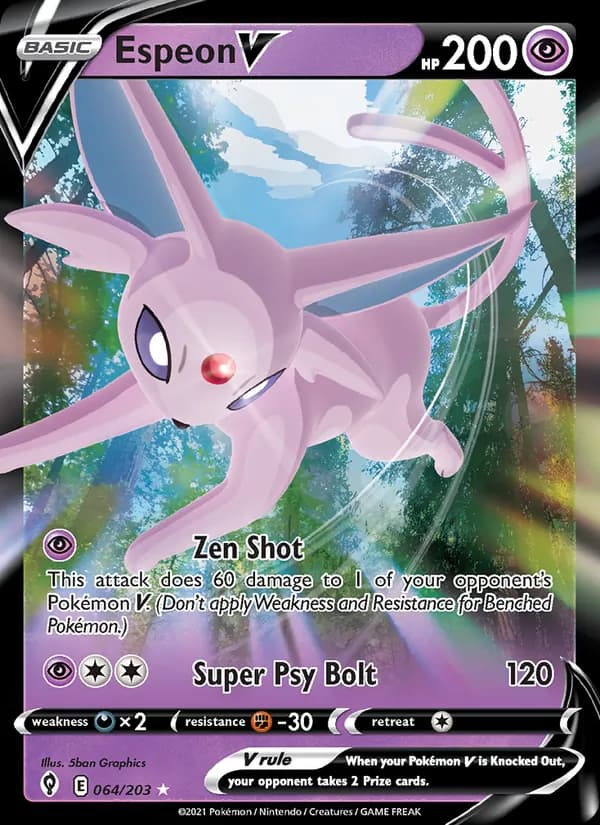 Espeon V — изображение карты